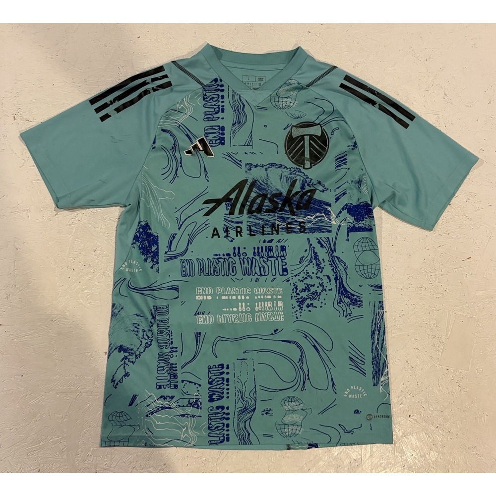 Adidas Aeroready Slim Fit Tiro Graphic Jersey Soccer PB Men's Size L Slim IB3181 - Picture 1 of 14